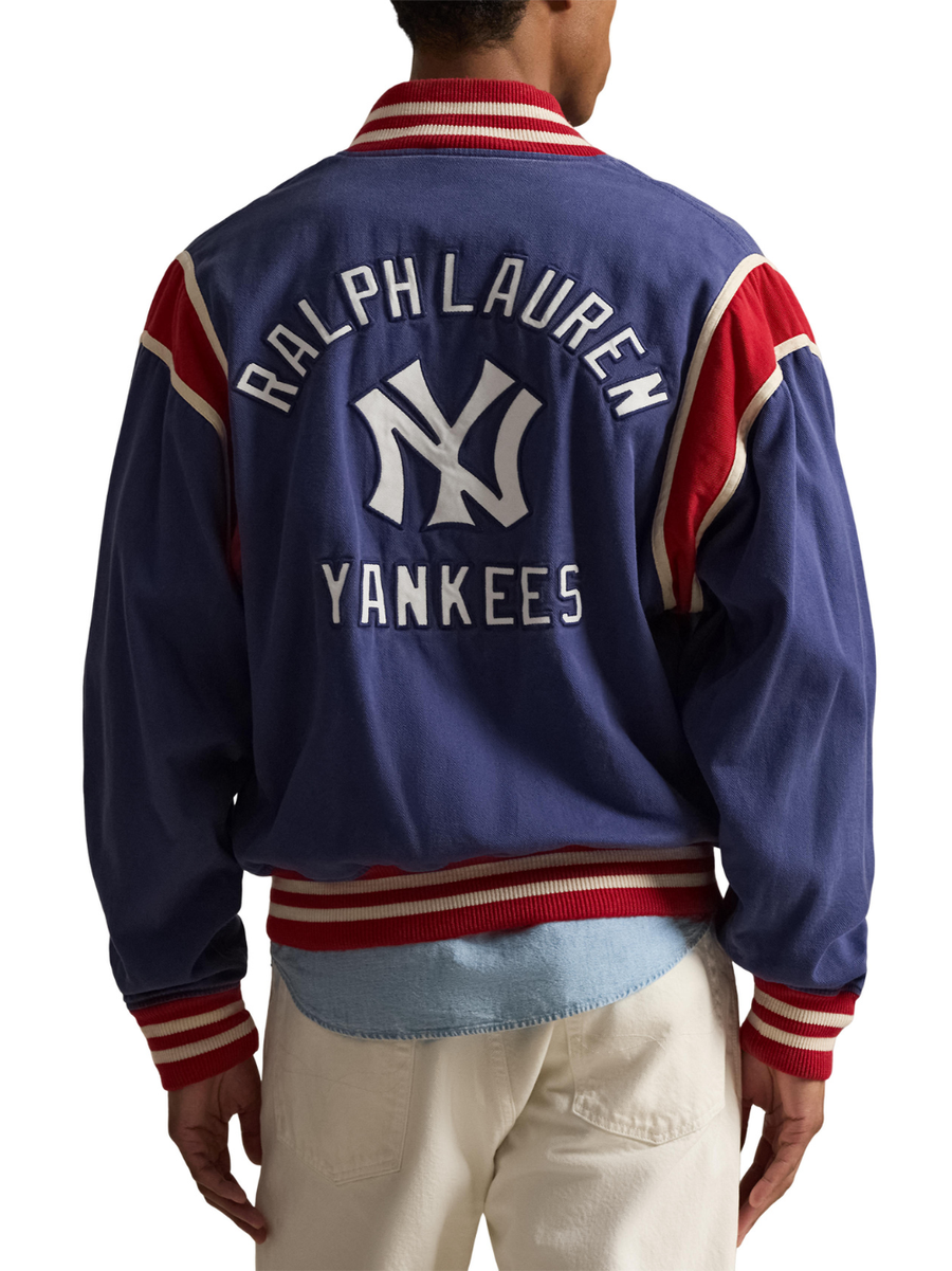 Baseball Jacket Navy Cotton