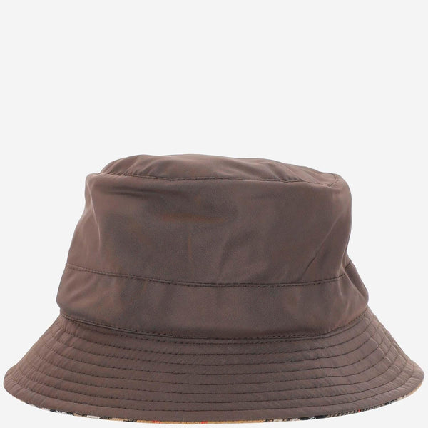 Reversible Bucket Hat Brown Wool
