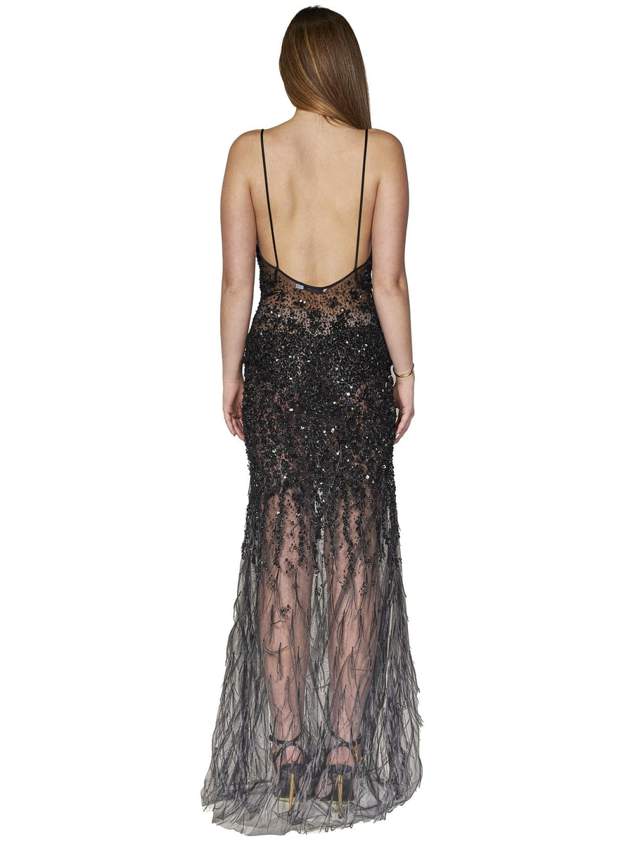 Long Dress Black Polyamide