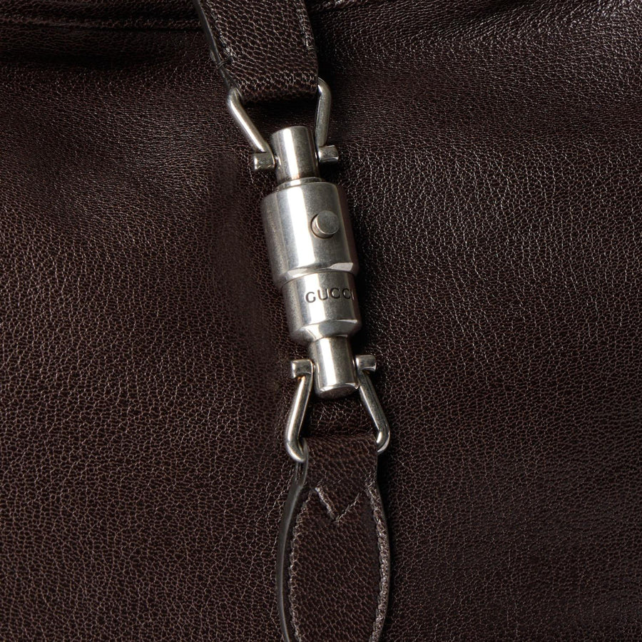 Shoulder Bag Jackie 1961 Dark Brown Leather