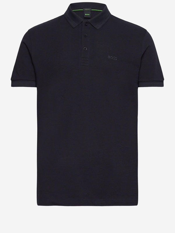 Polo Shirt Cotton Piqué Navy