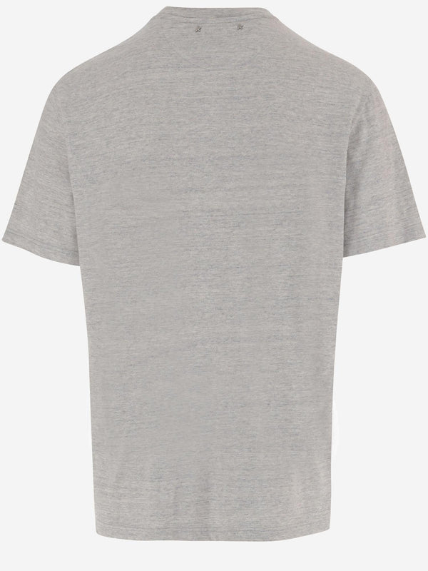 Cotton T-Shirt With Print Gray T-shirts