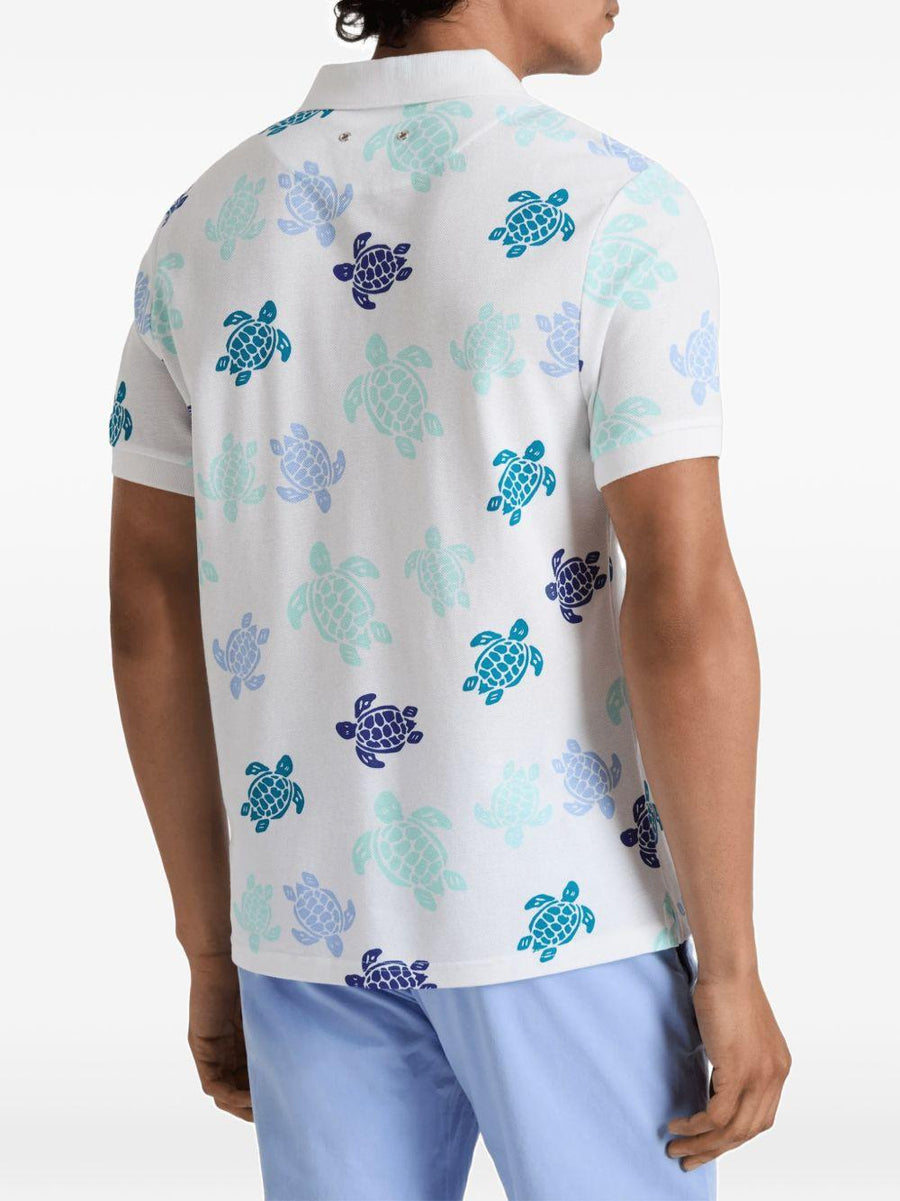 Polo Shirt White Organic Cotton
