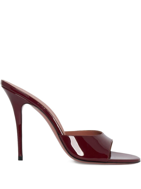 Sandals Elodie 105 Burgundy Calfskin; Sole: Goatskin