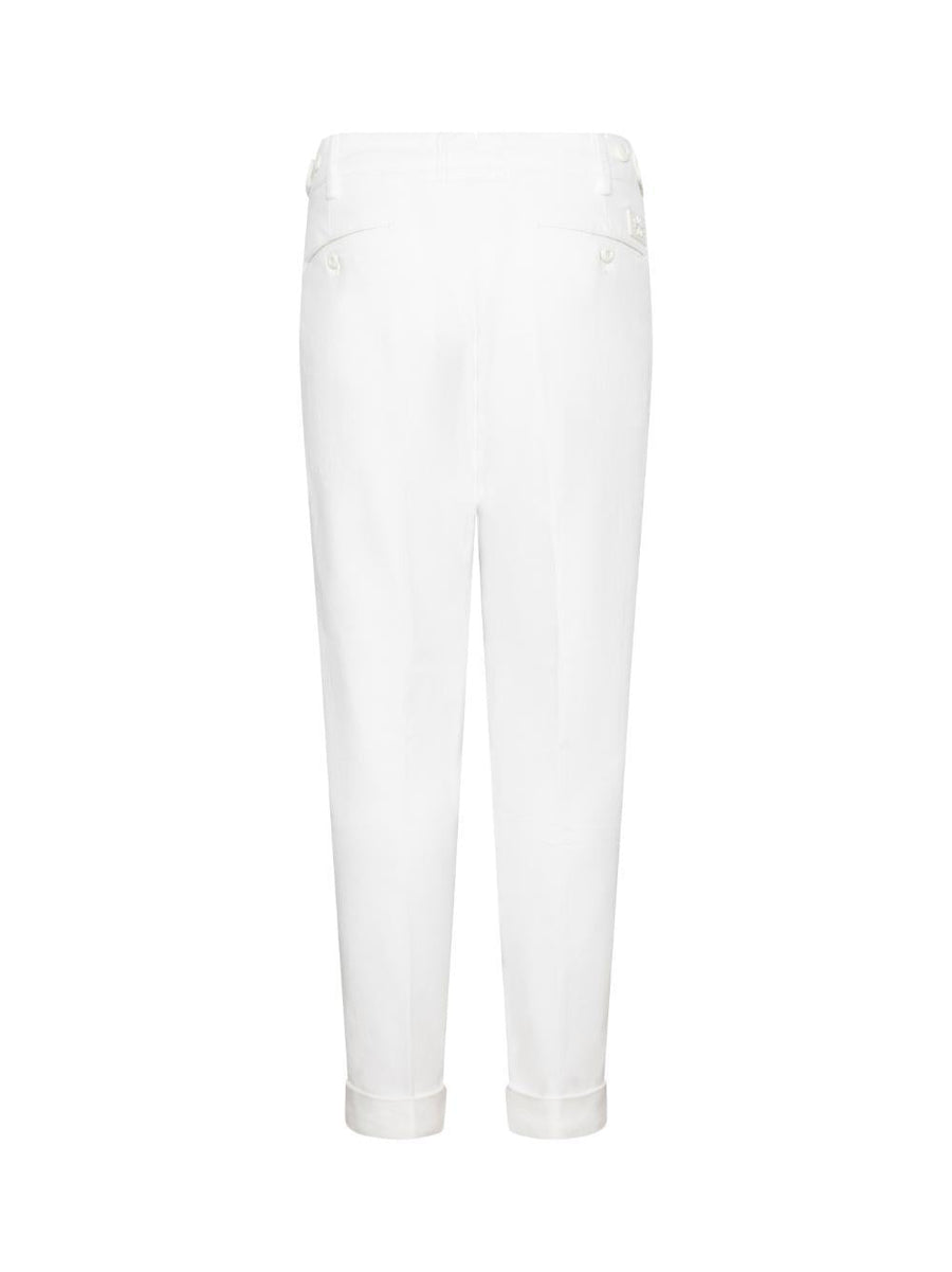 Trousers White Cotton