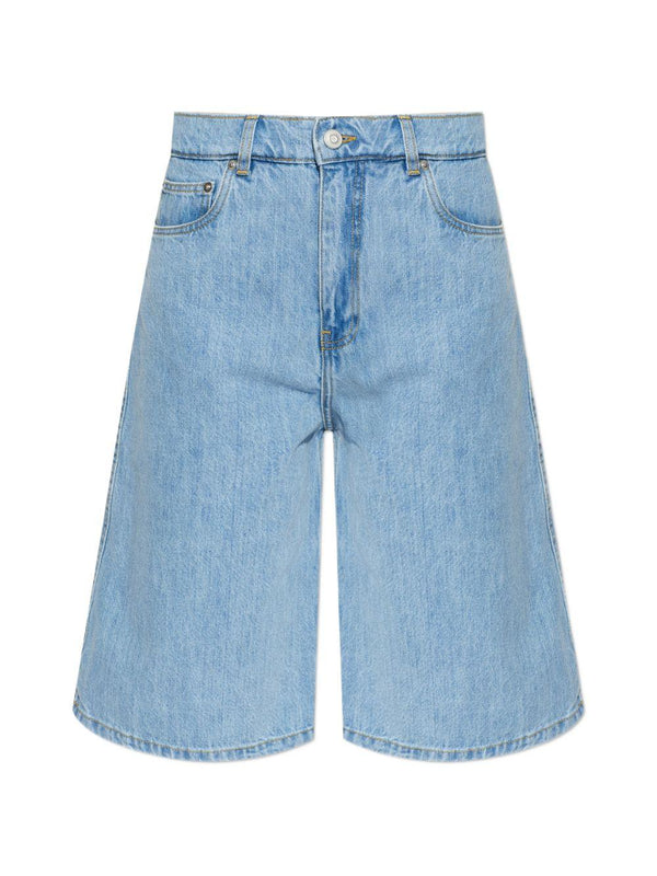 Shorts Light Blue Cotton