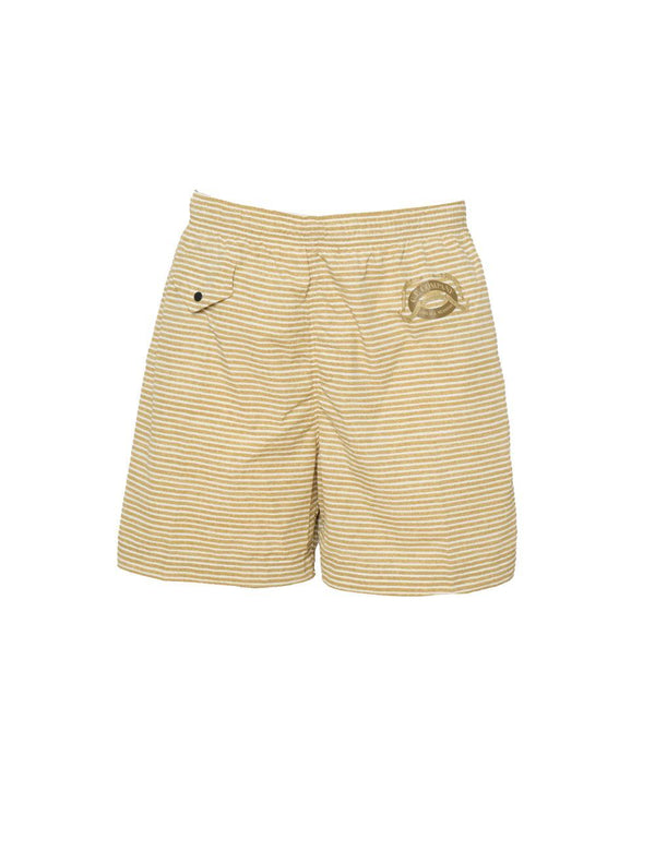 Mens Swimsuit Yellow Polyamide Suits