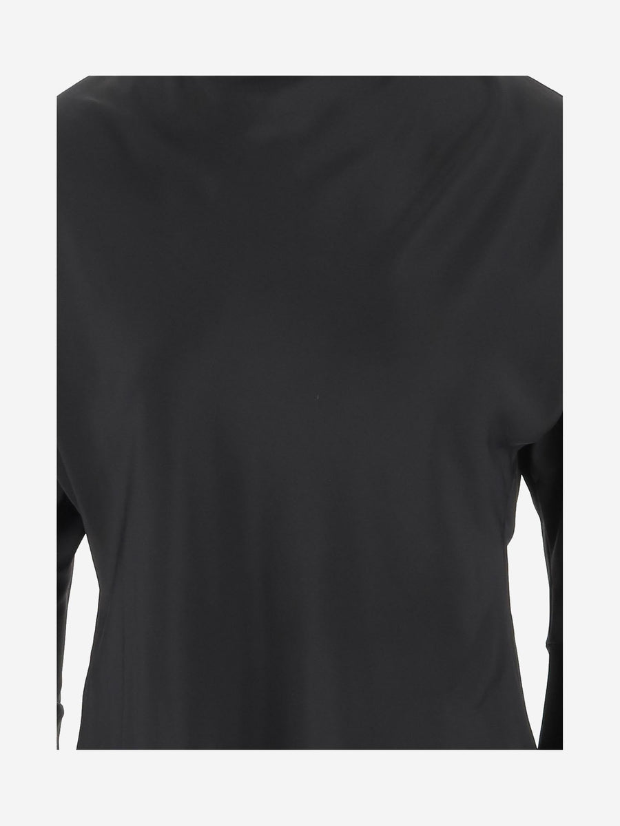 Blouse Blatz Acetate And Silk Black Shirt