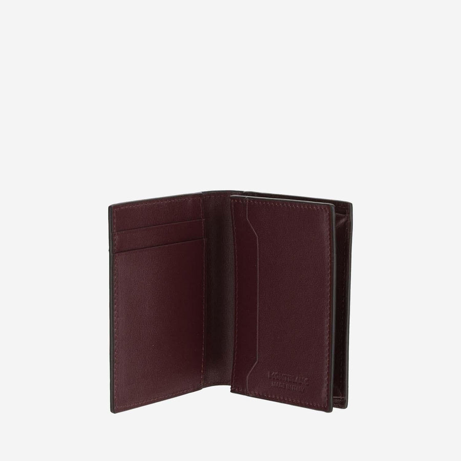 Card Holder With 4 Compartments Leather Accessory