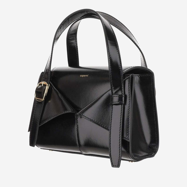 Medium Calfskin Cabas Tote Black Satchels & Cross Body Bags