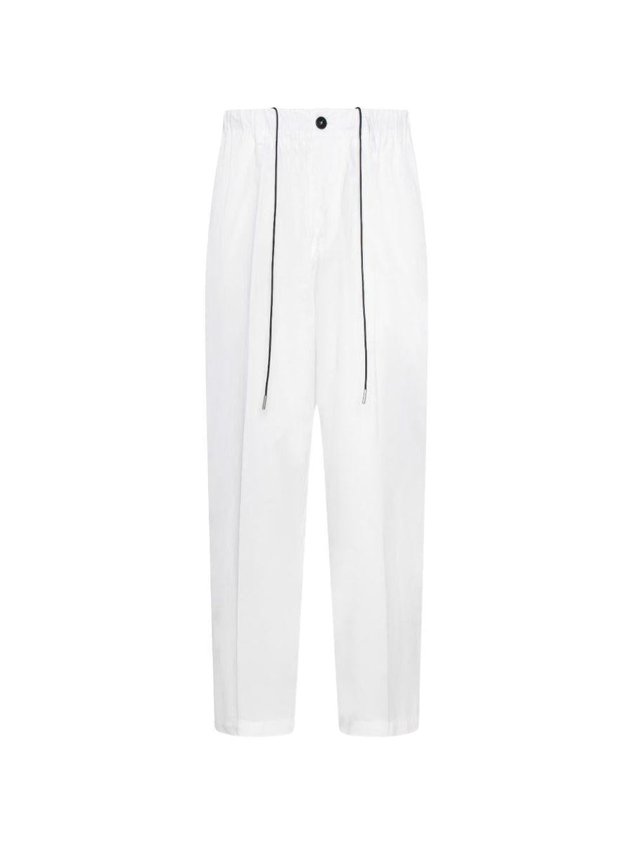 Trousers White Cotton