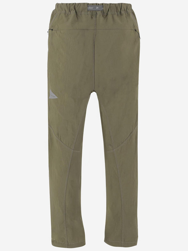 Nylon Trousers Khaki