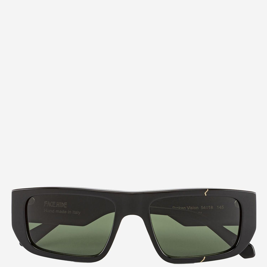 Vision Cosmo Sunglasses With Logo Black Acetate