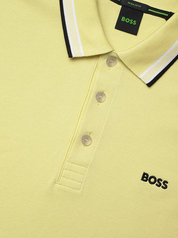 Polo Shirt Cotton Light Yellow