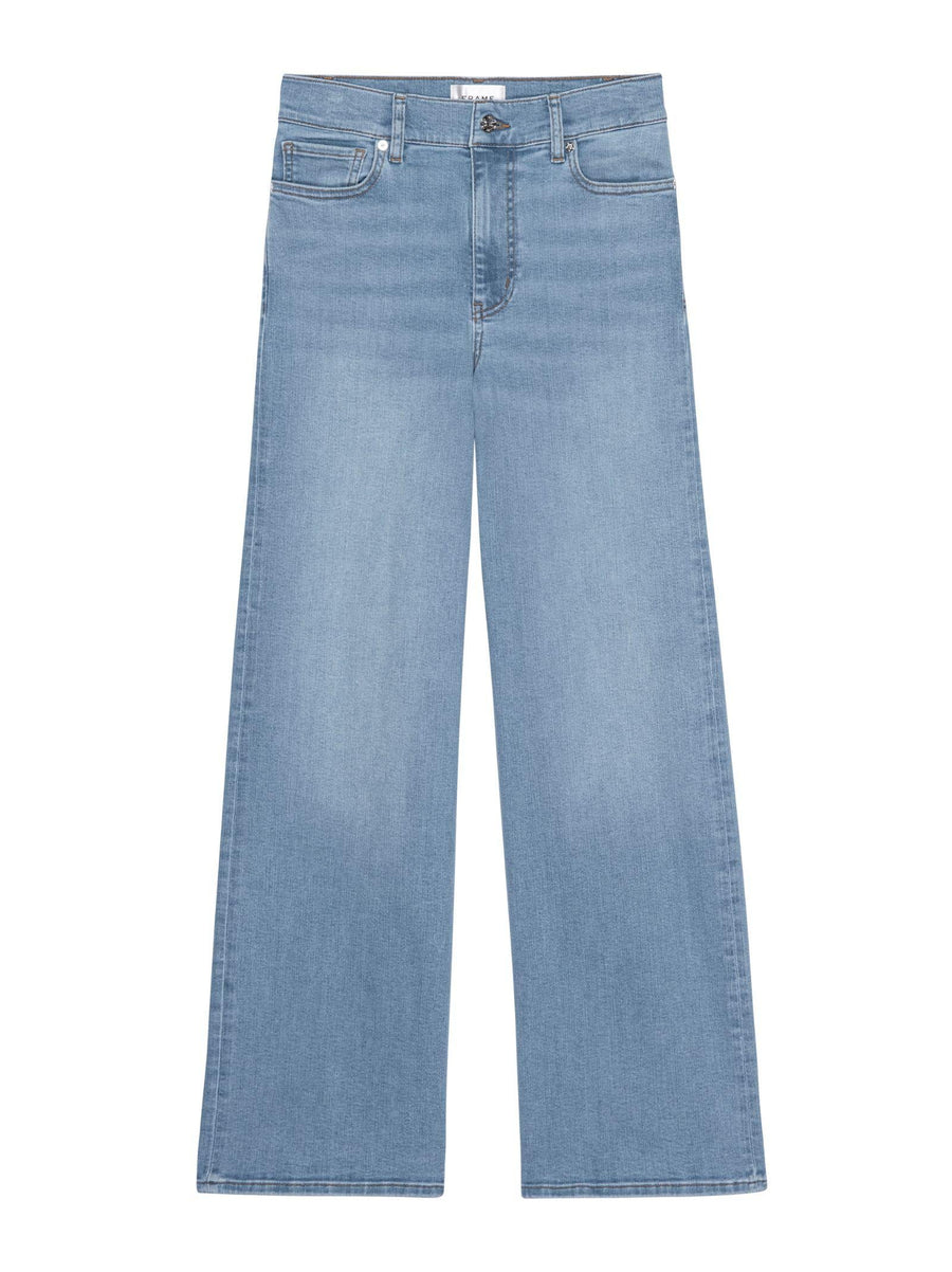Jeans Le Slim Palazzo Light Blue Cotton