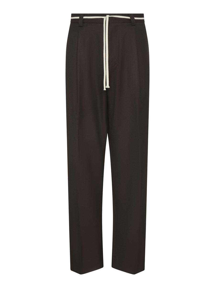 State Of Order Trousers Brown Polyester