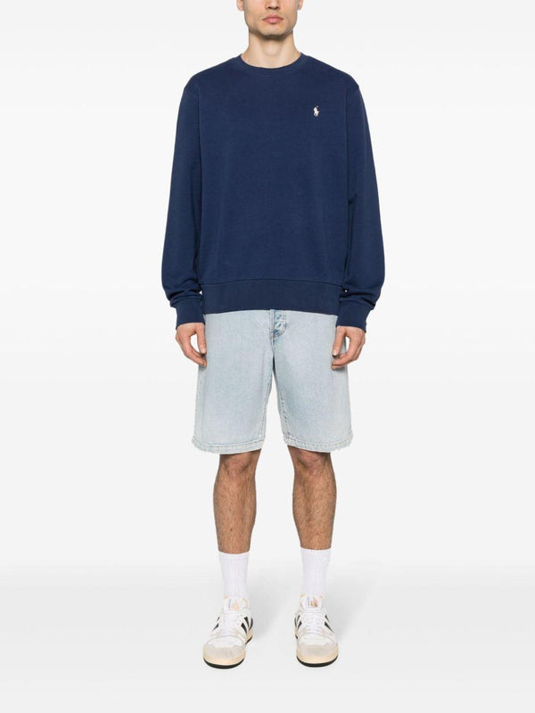 Sweatshirt Navy Blue Cotton Sweatshirts