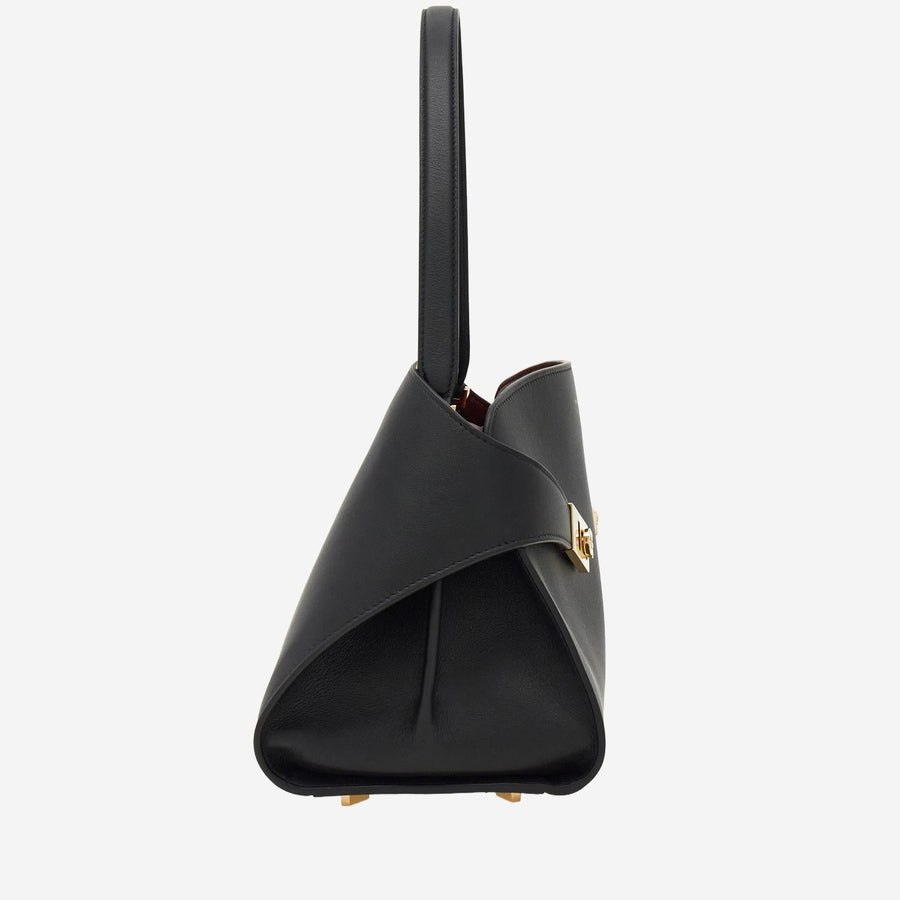 Shoulder Bag Hug Soft Leather Black