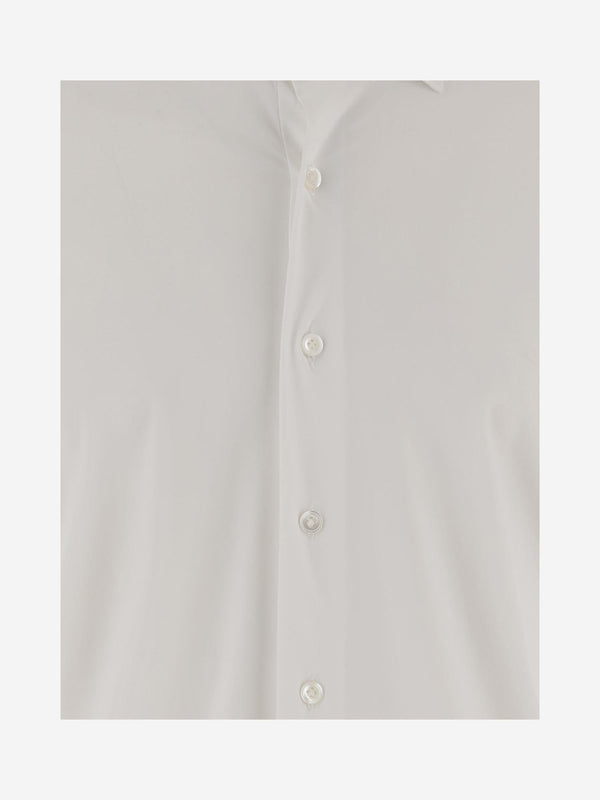 Shirt Stretch Jersey White Nylon