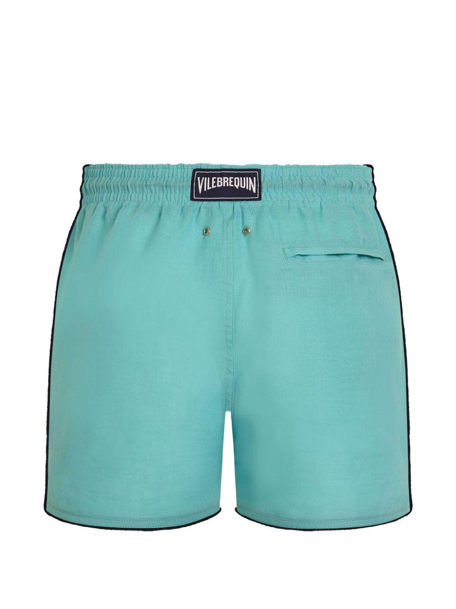Swim Shorts Mallorca Light Blue Linen Suits