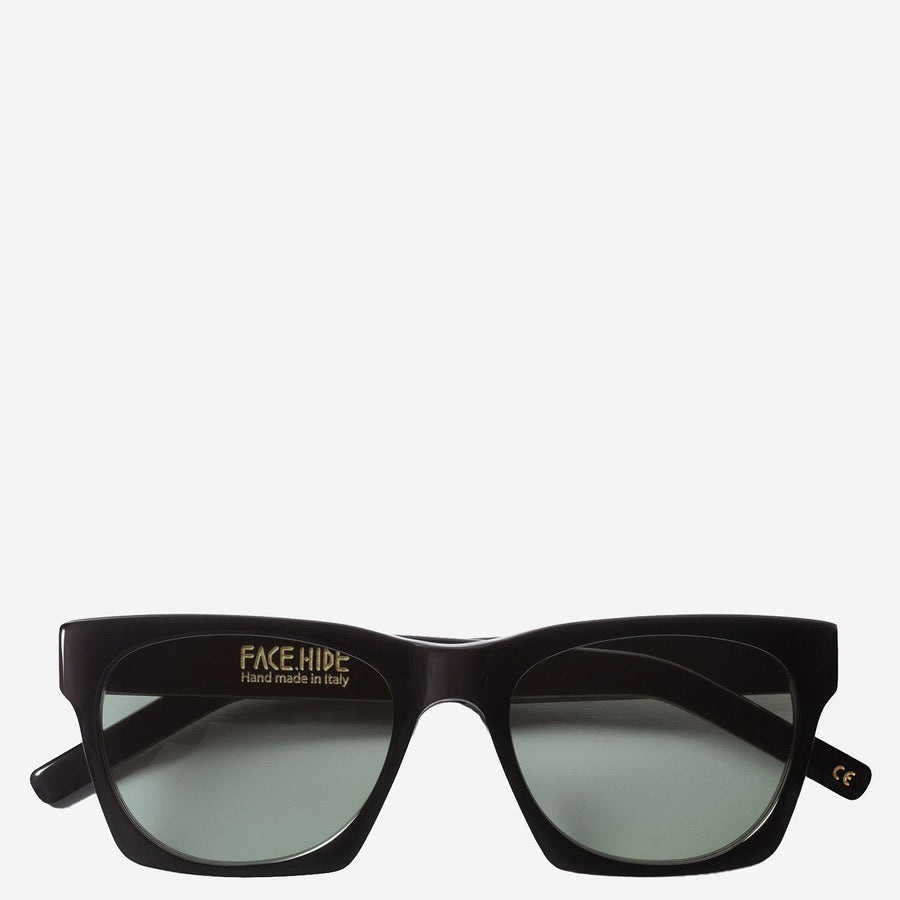 Logo Sunglasses Black Acetate