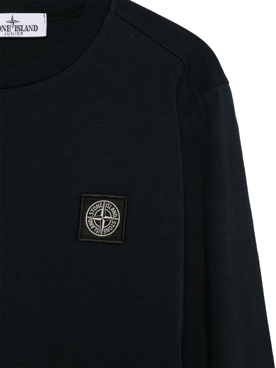 Stone Island Junior T-Shirt Navy Blue Cotton T-shirts