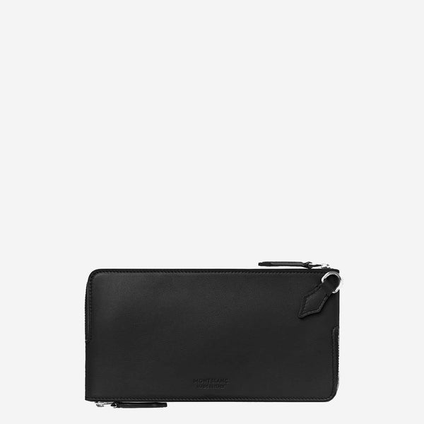 Double Smartphone Case Black Leather Accessory