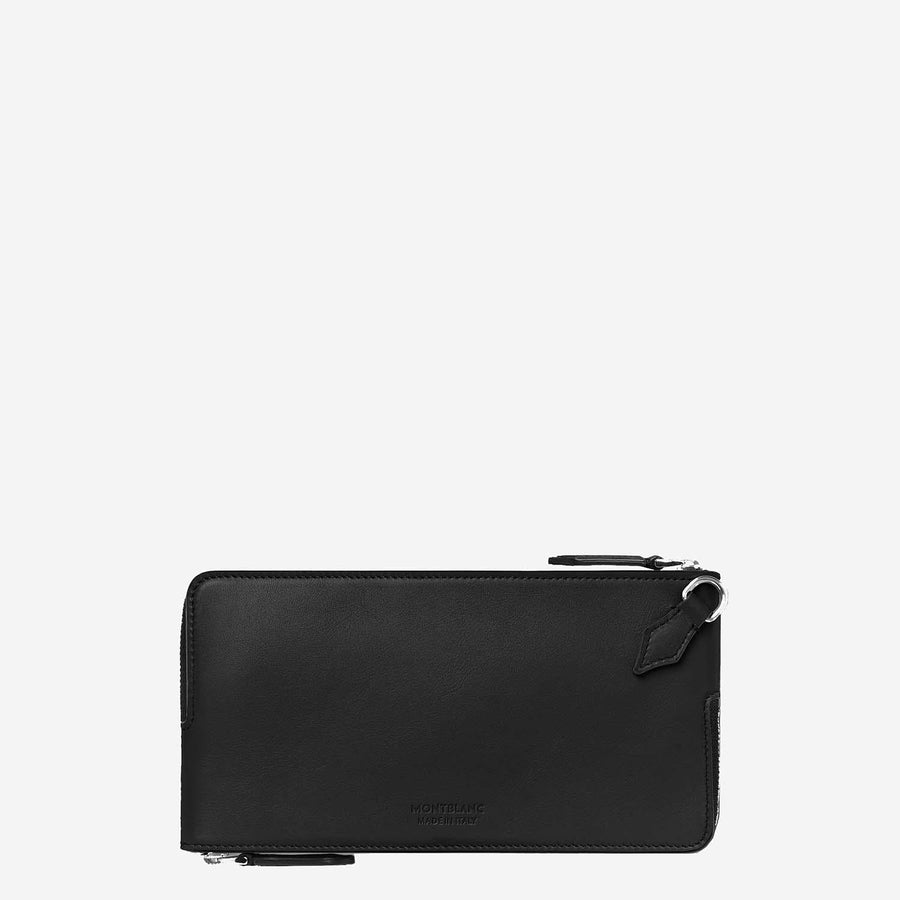 Double Smartphone Case Black Leather Accessory