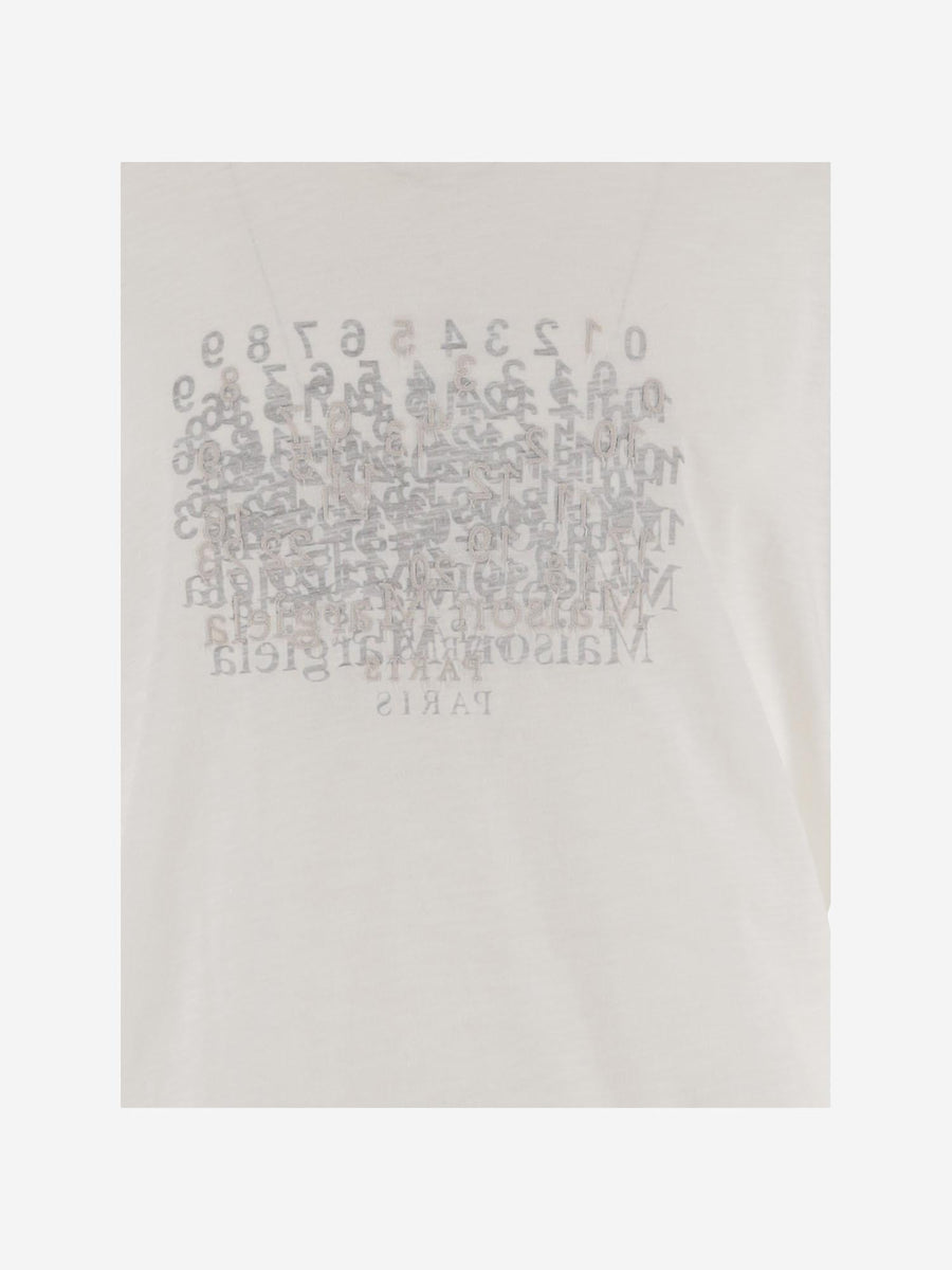 Cotton T-Shirt With Logo White T-shirts