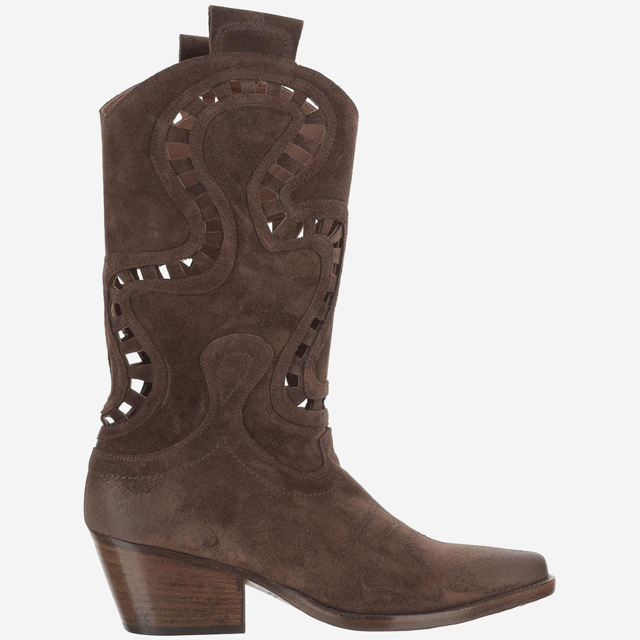 Suede Boots Brown