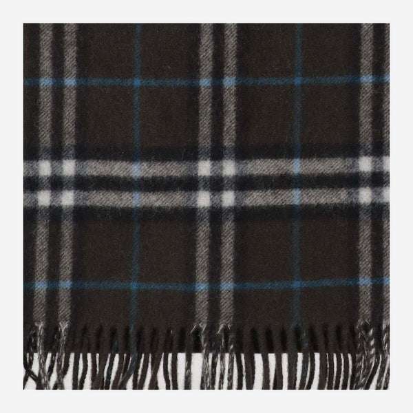 Cashmere Scarf With Check Pattern