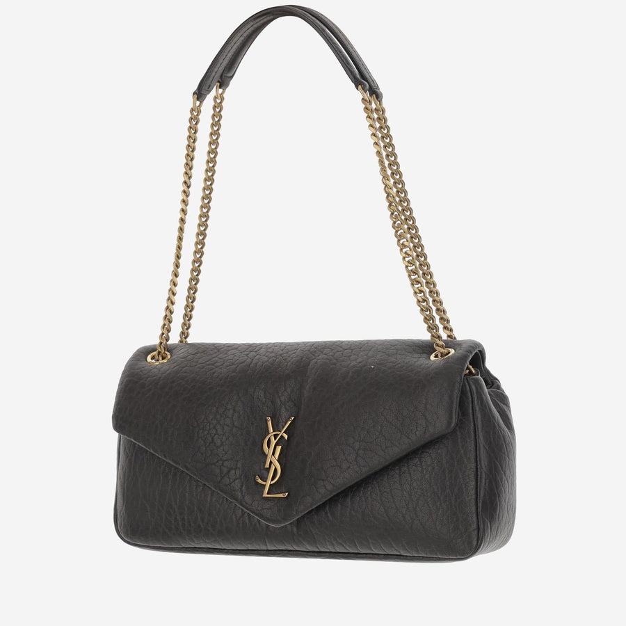 Calypso Medium Leather Bag Black Lambskin Shoulder