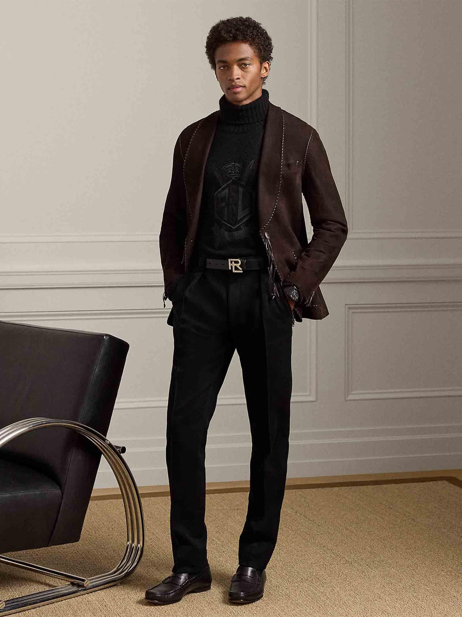 Trouser Black Cotton Trousers