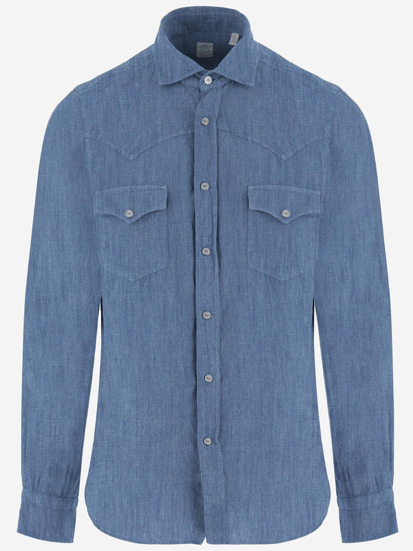 Shirt Cotton-Linen Denim