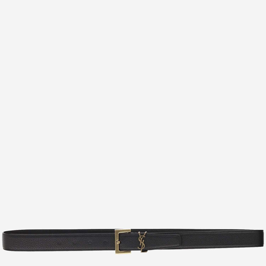 Leather Belt Black Calfskin