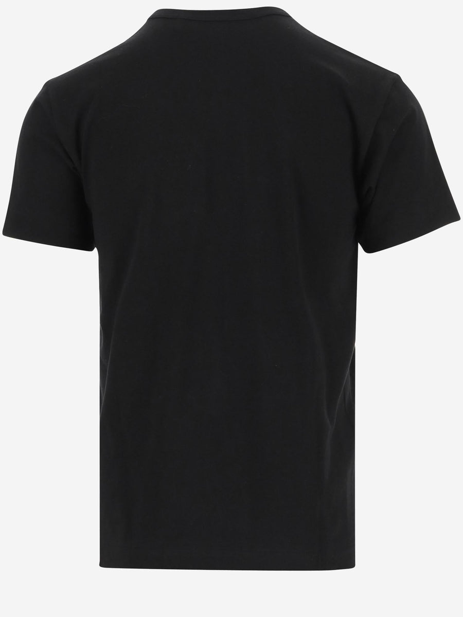 Cotton T-Shirt With Logo Black T-shirts