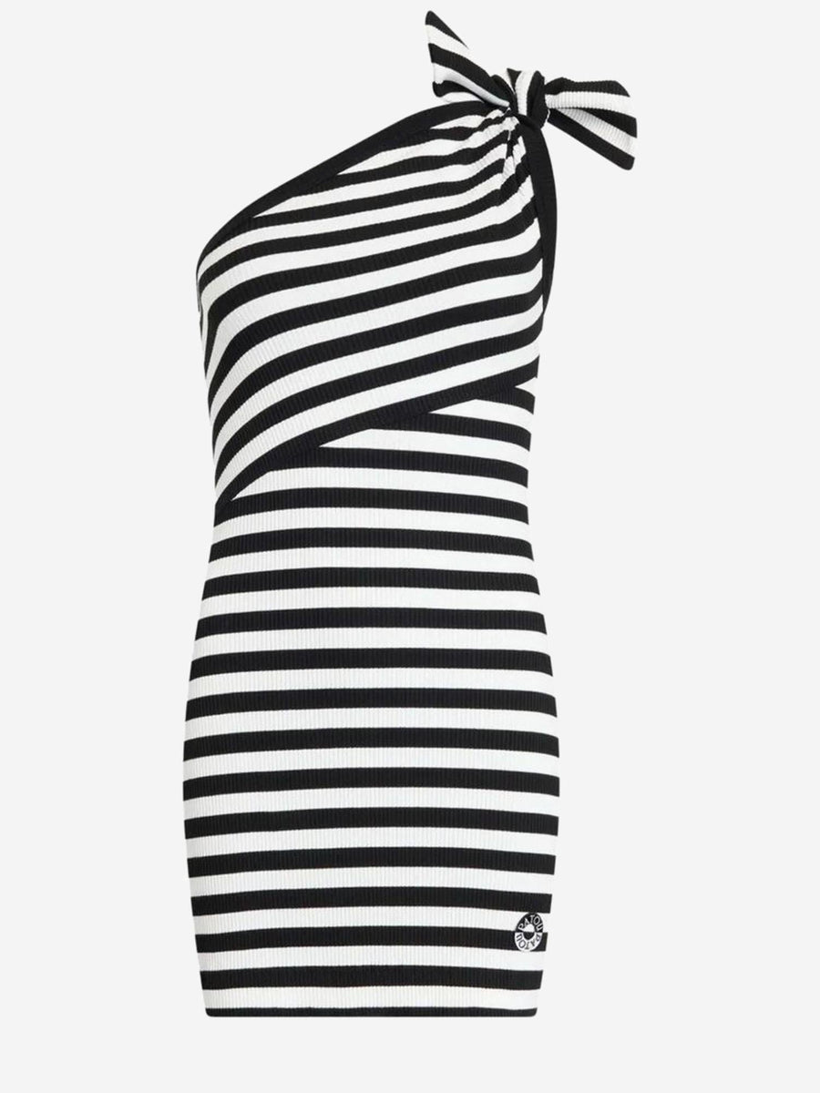 Dress One-Shoulder Multi Cotton