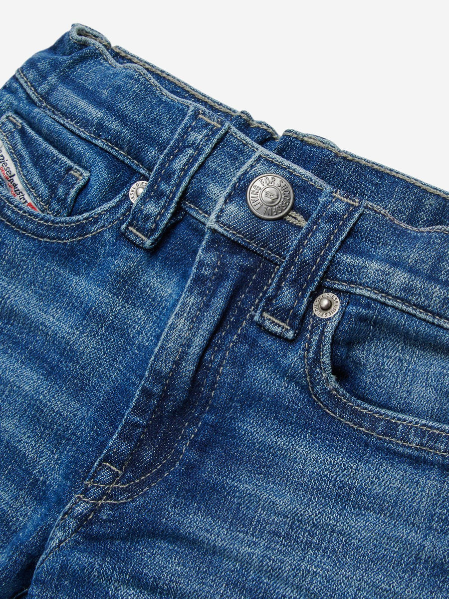 Stretch Cotton Short Jeans Denim