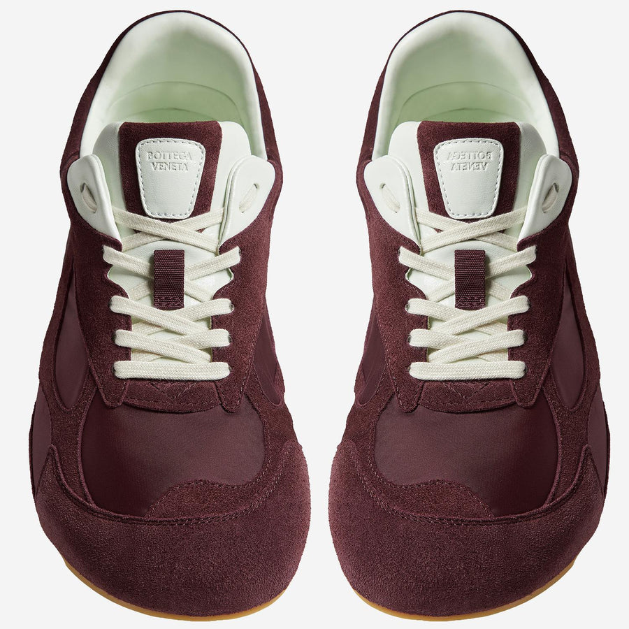 Sneakers Orbit Suede Dark Brown Split Calfskin Trainers