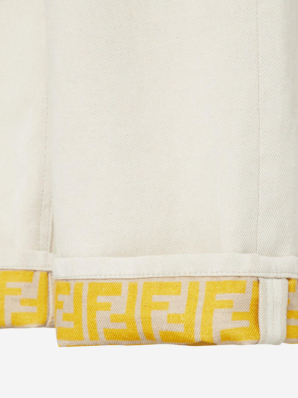 Jeans Cotton-Linen Beige