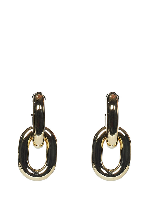 Xl Link Earrings Gold Brass