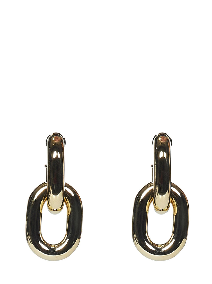 Xl Link Earrings Gold Brass