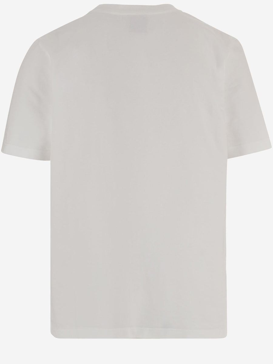 Cotton T-Shirt With Logo White T-shirts