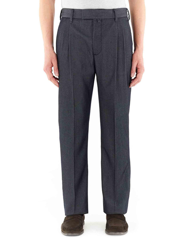 Trousers Grey Lyocell