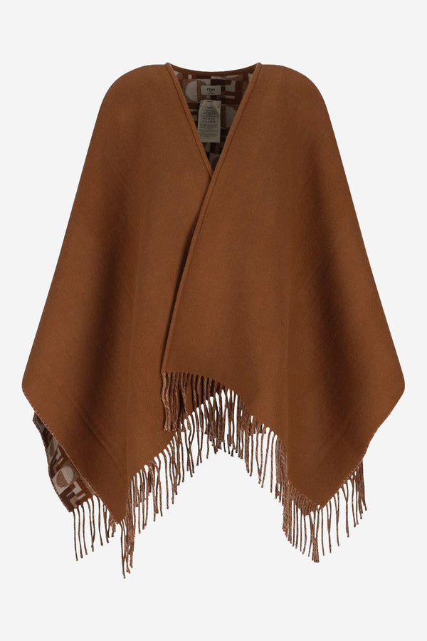 Wool And Cashmere Cape Capes
