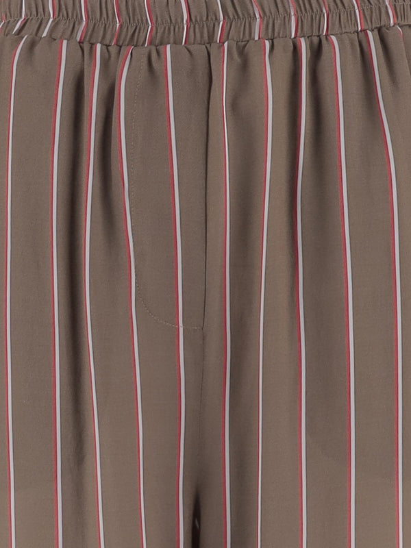 Trousers Brown Viscose-Silk