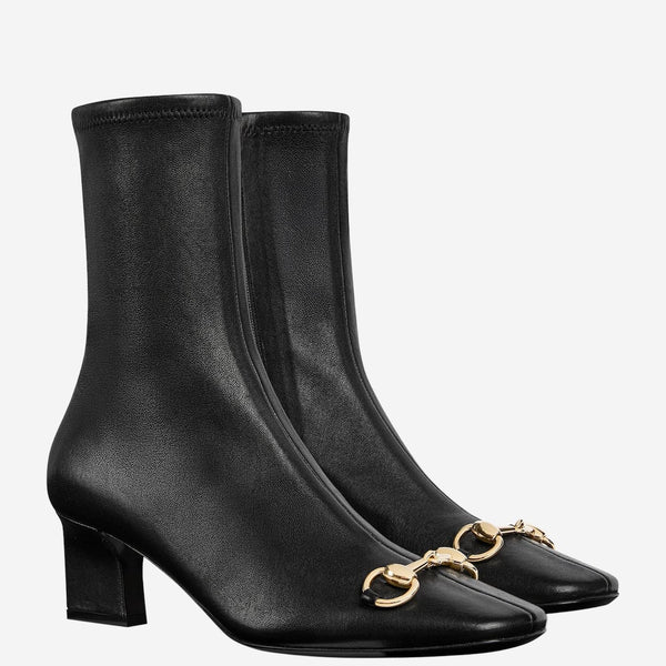 Ankle Boots Leather Black