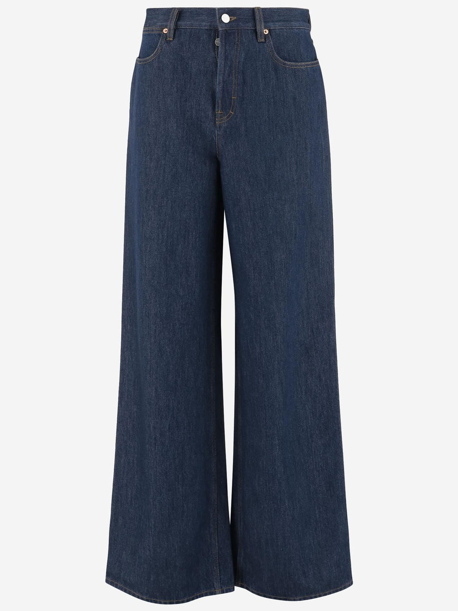 Jeans 5-Pocket Denim Cotton Trousers