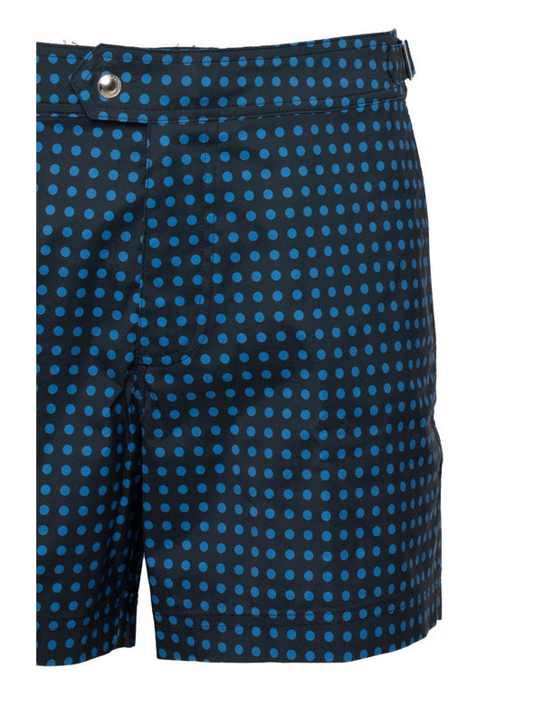 Mens Swimsuit Blue Polyester Suits