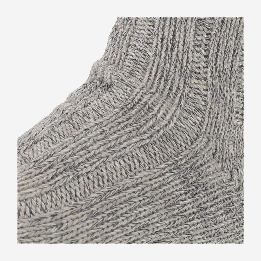 Socks Twist Stretch Cotton Blend Grey